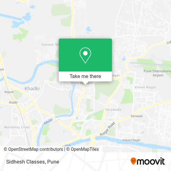 Sidhesh Classes map