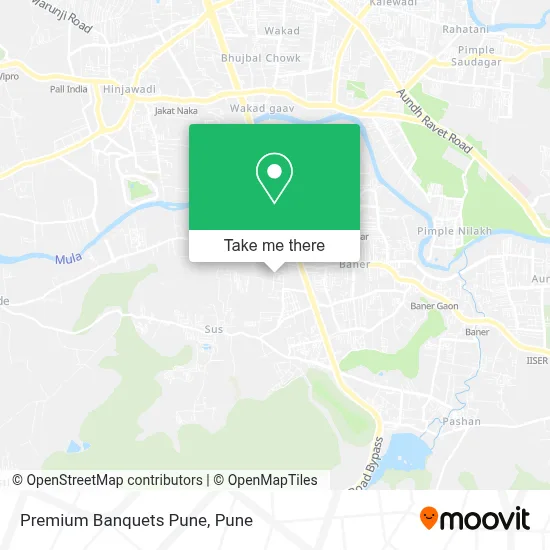 Premium Banquets Pune map
