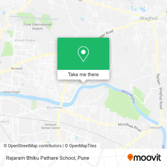 Rajaram Bhiku Pathare School map
