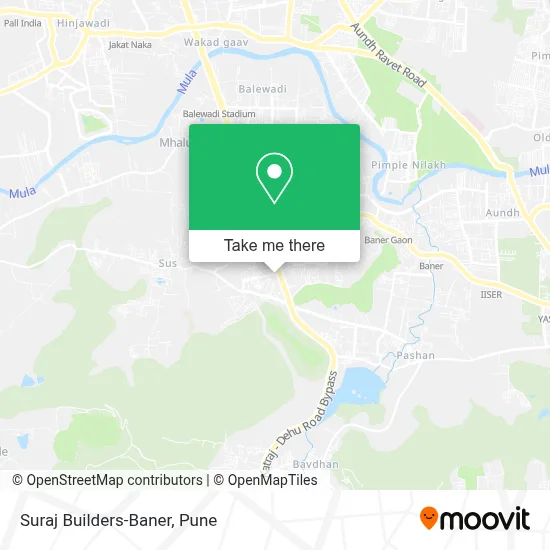 Suraj Builders-Baner map