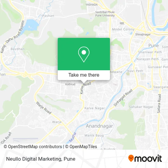 Neullo Digital Marketing map