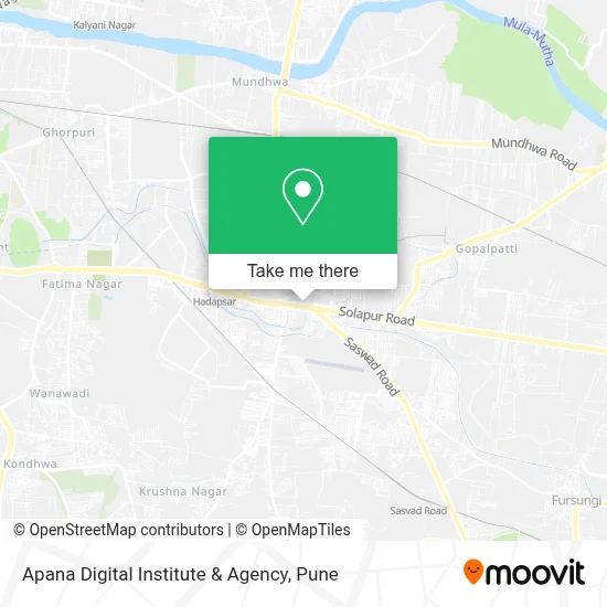 Apana Digital Institute & Agency map