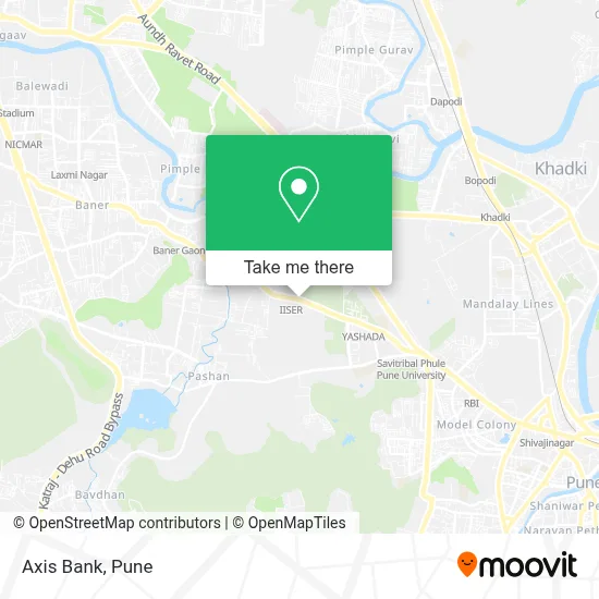 Axis Bank map