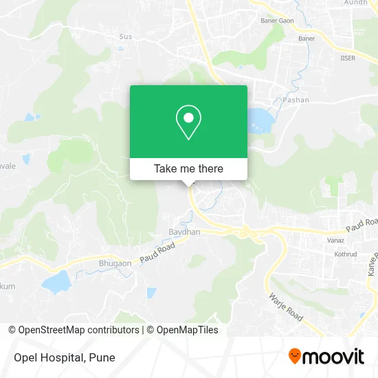 Opel Hospital map