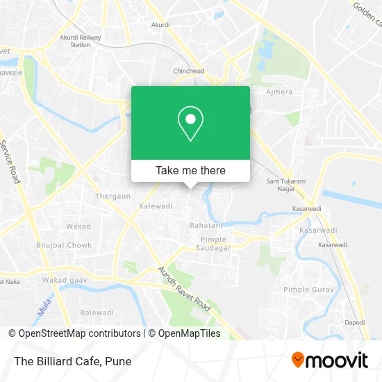 The Billiard Cafe map