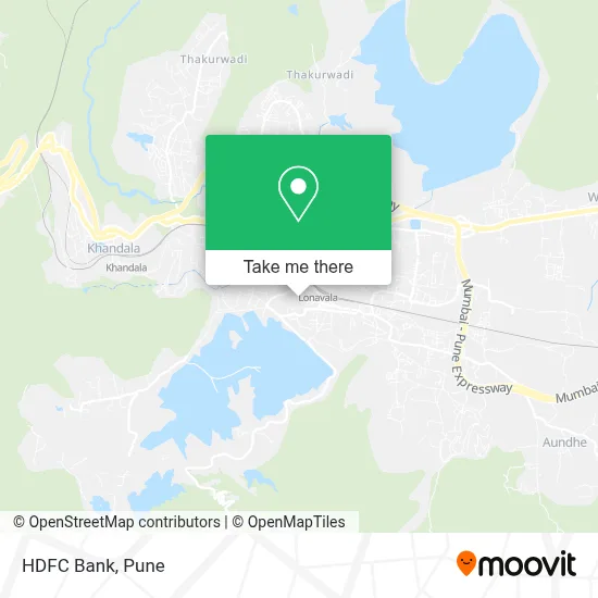 HDFC Bank map