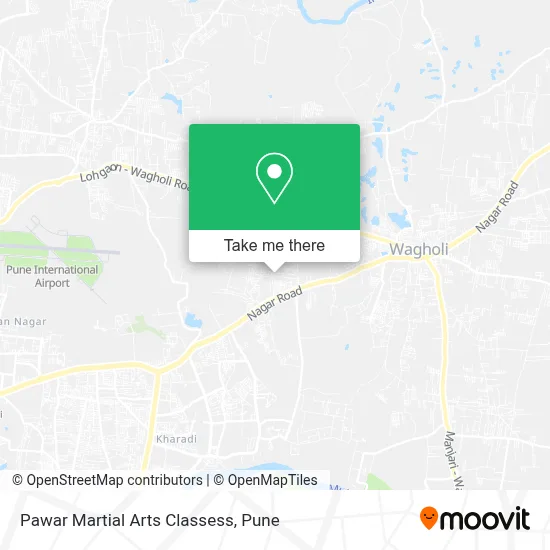 Pawar Martial Arts Classess map