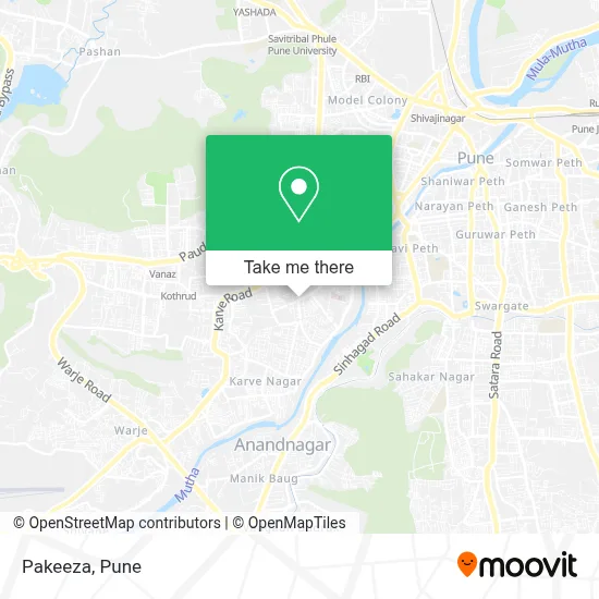 Pakeeza map
