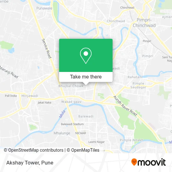 Akshay Tower map