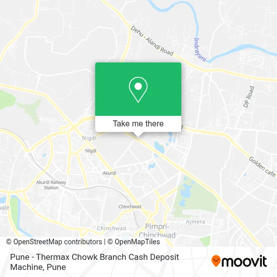 Pune - Thermax Chowk  Branch Cash Deposit Machine map