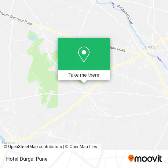 Hotel Durga map