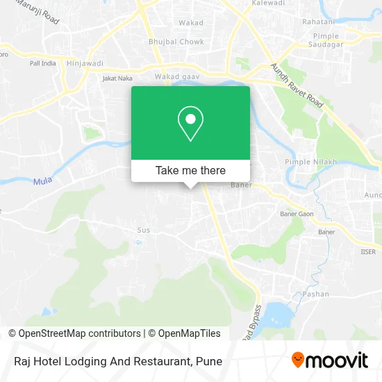 Raj Hotel Lodging And Restaurant map