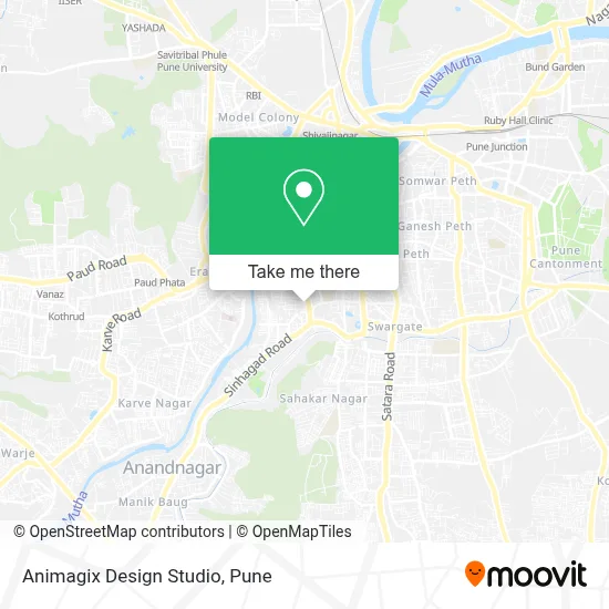 Animagix Design Studio map