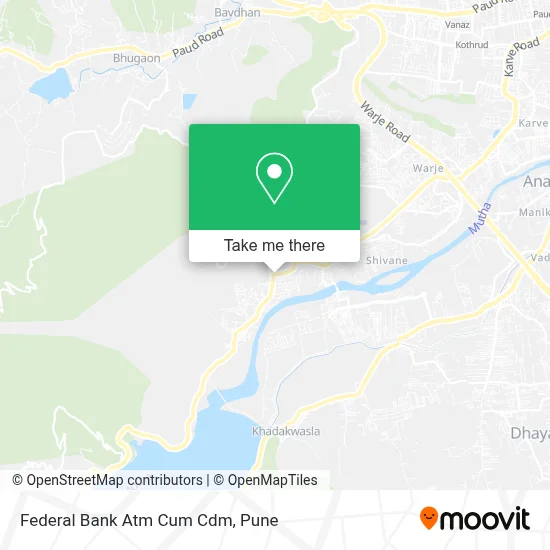 Federal Bank Atm Cum Cdm map