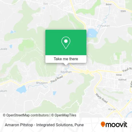 Amaron Pitstop - Integrated Solutions map