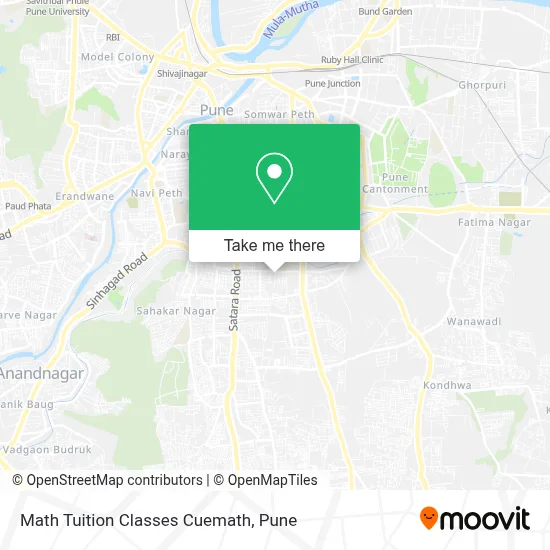 Math Tuition Classes Cuemath map