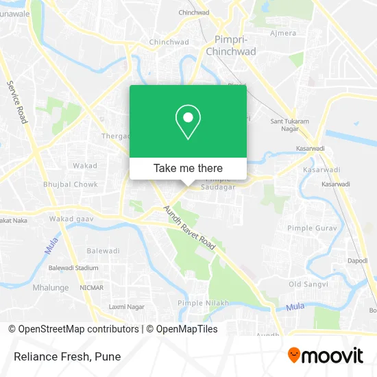 Reliance Fresh map