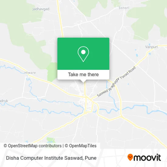Disha Computer Institute Saswad map