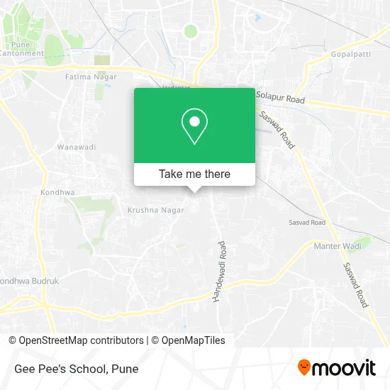 Gee Pee's School map