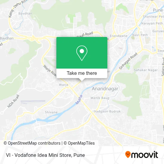VI - Vodafone Idea Mini Store map