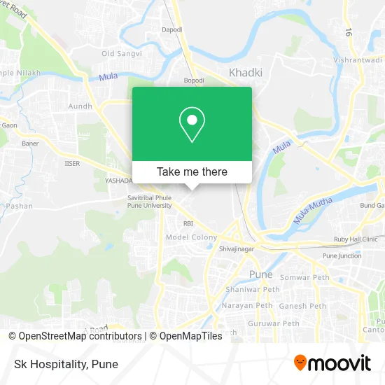 Sk Hospitality map