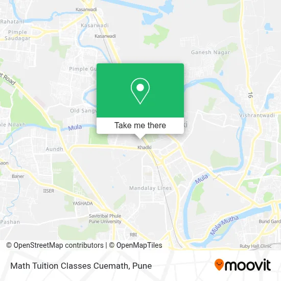 Math Tuition Classes Cuemath map