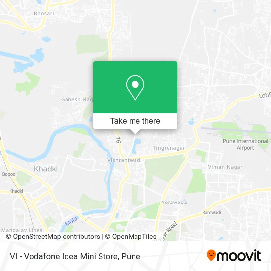 VI - Vodafone Idea Mini Store map