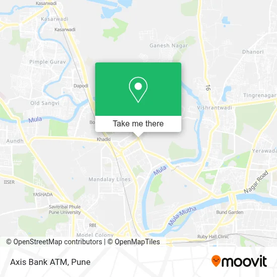 Axis Bank Atm map