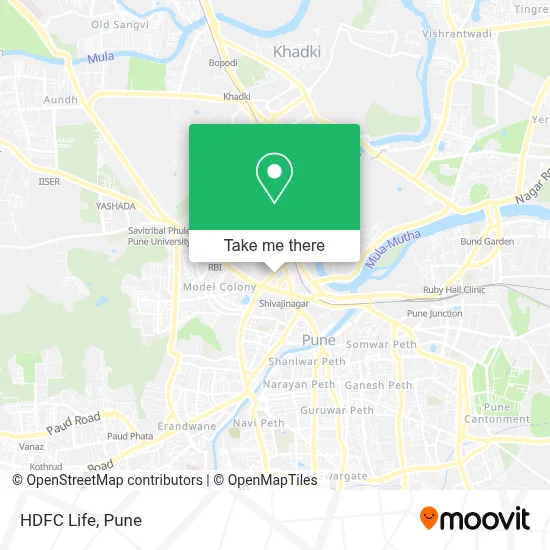 HDFC Life map