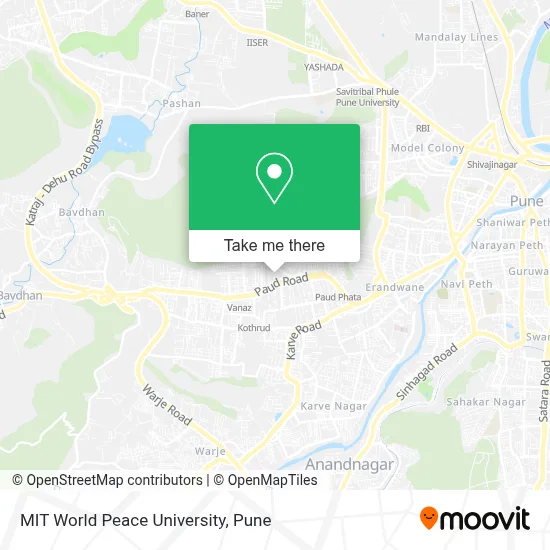 MIT World Peace University map
