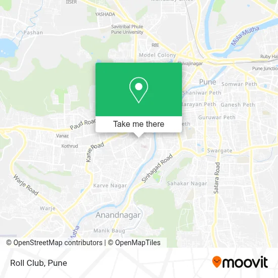 Roll Club map