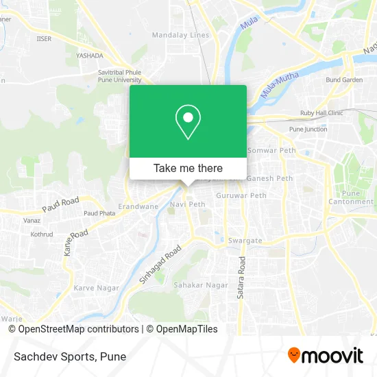Sachdev Sports map