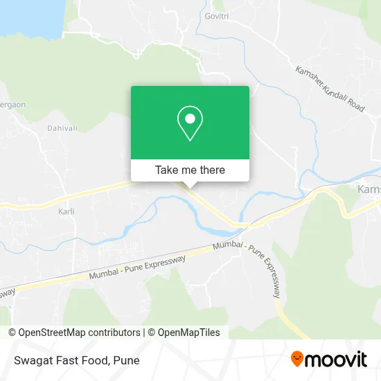 Swagat Fast Food map