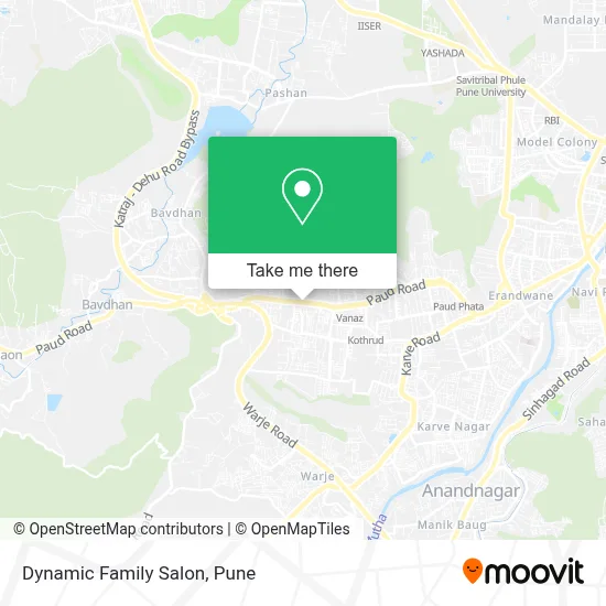 Dynamic Family Salon map