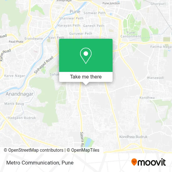 Metro Communication map