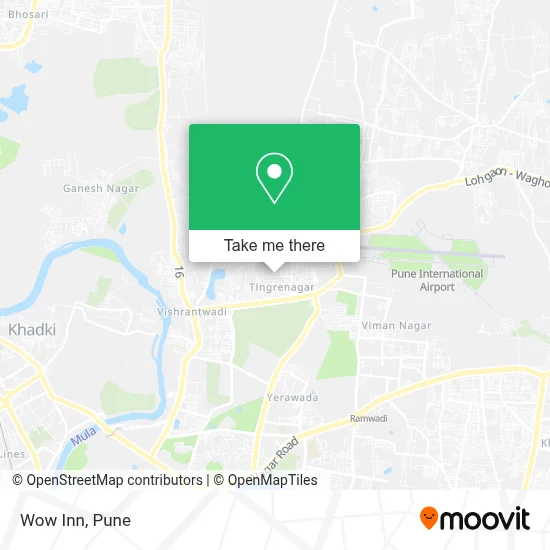 Wow Inn map