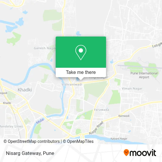 Nisarg Gateway map