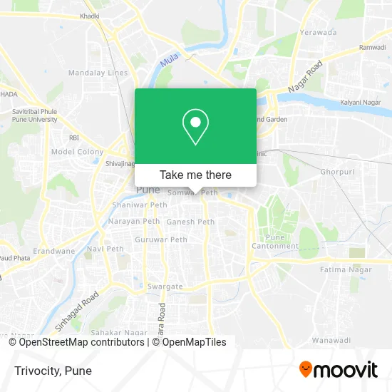 Trivocity map