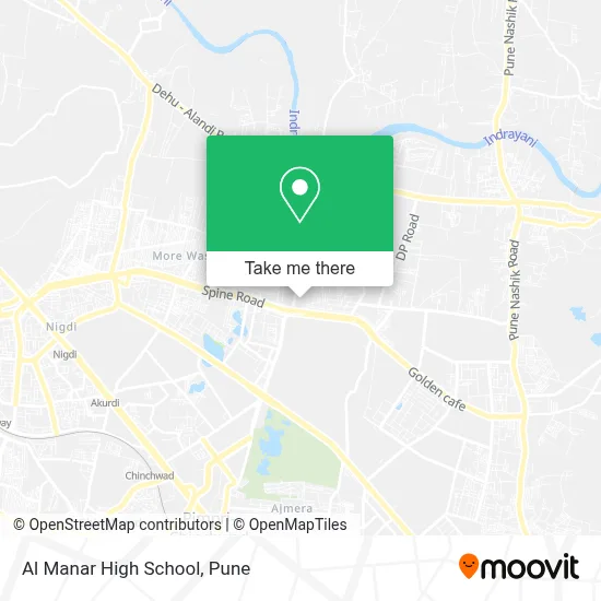 Al Manar High School map