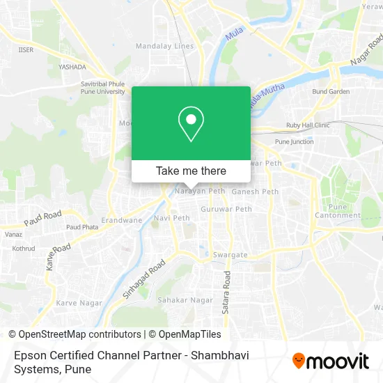 Epson Certified Channel Partner - Shambhavi Systems map