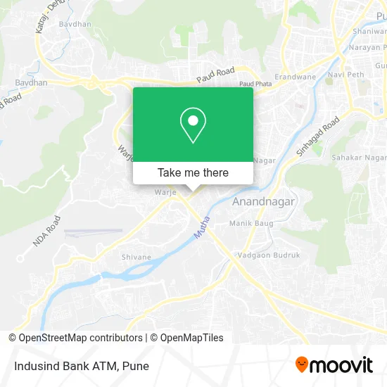 Indusind Bank Atm map