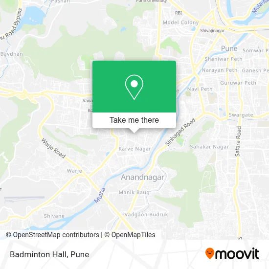Badminton Hall map