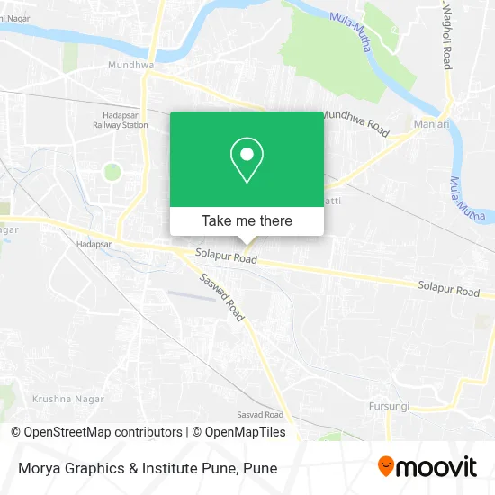 Morya Graphics & Institute Pune map