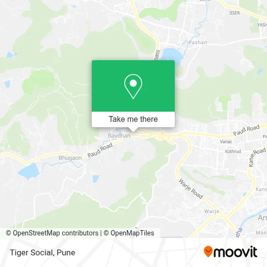 Tiger Social map