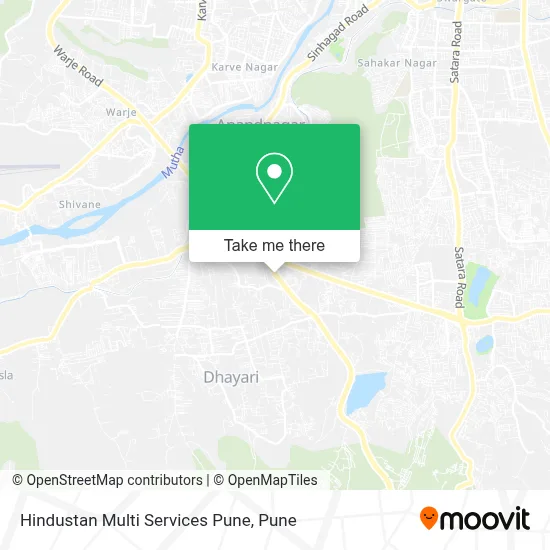Hindustan Multi Services Pune map