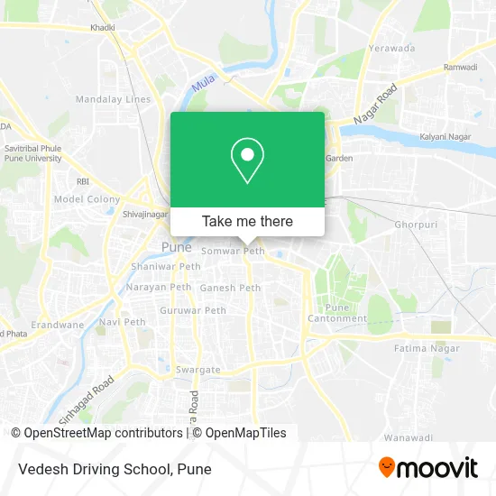 Vedesh Driving School map