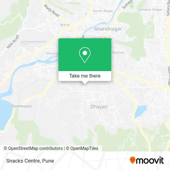 Snacks Centre map