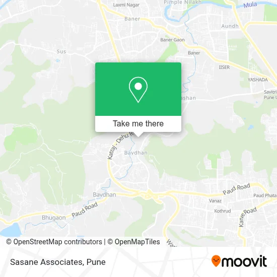 Sasane Associates map