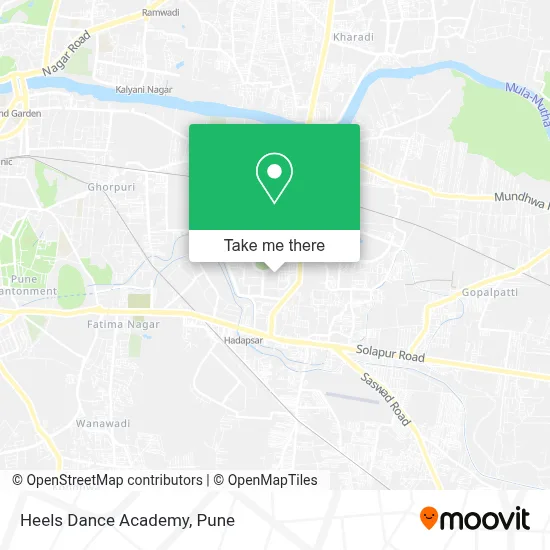 Heels Dance Academy map