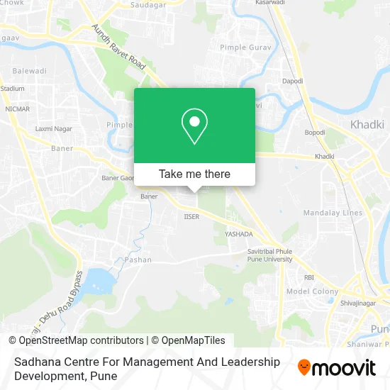 Sadhana Centre For Management And Leadership Development map